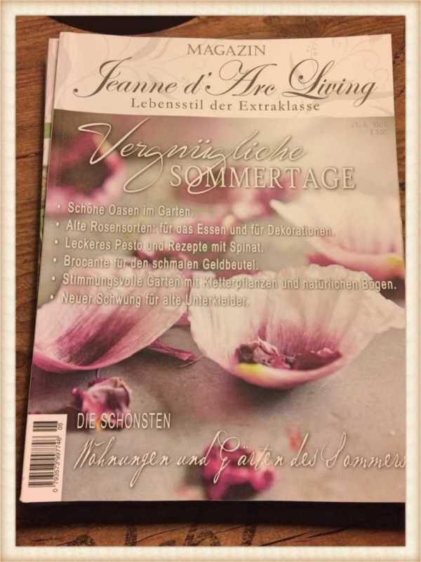 Jeanne d´Arc Living Magazin Juni 2016
